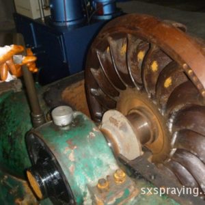 水电行业：水轮机过流部件耐磨耐蚀超音速碳化钨喷涂